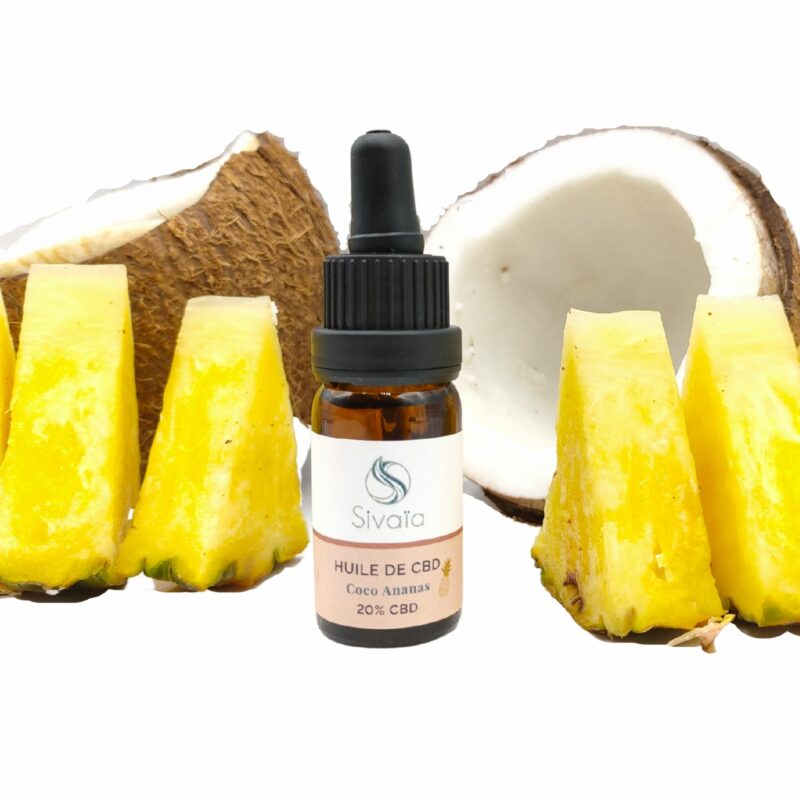 Sivaïa huile de CBD Coco Ananas 20%